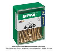 SPAX cab. plana yellox 4x50 M 40 uds