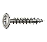 SPAX Tornillo para madera HI.Force de 6 mm de diámetro, WIROX, cabeza de placa, T-STAR Plus, punta de corte 6 x 40 mm, 200 unidades