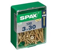 Spax Tornillo universal (3 x 30 mm, Rosca completa, 100 ud.)