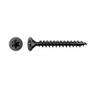 Spax Tornillo universal, cabeza avellanada, negro, T-STAR Plus, rosca completa (3,5 x 40 mm, 200 unidades)