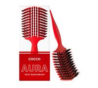 Spazzola COCCO Aura Vent Boar Brush Rossa