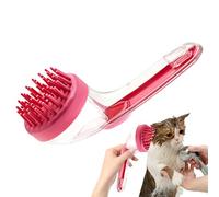Spazzola Da Bagno Per Cani E Gatti - Spazzola Bagno Cani Gatti Animali Domestici Taglia | Spazzola Massaggiante Per Animali Domestici Con Dispenser Per Shampoo | Strumento Per La Toelettatura, Deterge