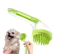 Spazzola Da Bagno Per Cani E Gatti - Spazzola Bagno Cani Gatti Animali Domestici Taglia | Spazzola Massaggiante Per Animali Domestici Con Dispenser Per Shampoo | Strumento Per La Toelettatura, Deterge