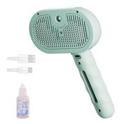 Spazzola per cani, pettine per la rimozione dei peli di animali, spazzola autopulente a vapore 3 in 1 per la pettinatura di animali, rimozione dei peli con un solo tocco, anti-groviglio