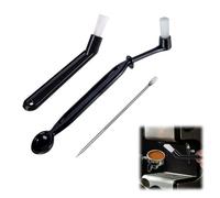Spazzole per Pulizia Macchina,Spazzola per Macchina da Caffè,Pulizia Della Macchina del Caffè Spazzola,Set di Pennello Caffè,Caffè Nylon Espresso Machine Utensili di Pulizia