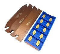 SPB226 SPB332 1pc+10pcs SP200 SP300 SP400 Grooving de set de alta calidad SPB Tornio de inserto de ranura y corte CNC SPB Portaherramientas(NO SPB,SP400 NC3020)