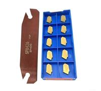 SPB26-4 Soporte de herramientas de torneado de torno de 26 mm para operaciones de separación, ranurado y corte, compatible con insertos de carburo SP400 GTN-4 (paquete de 10) SPB426 de repuesto