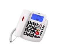 SPC Comfort Volume 2 - Teléfono Fijo | Teclas Grandes para Mayores | Amplificador de Volumen | 3 Memorias Directas | Identificador de Llamadas, Azul