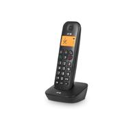 SPC Air - Teléfono Fijo inalámbrico con identificador de Llamadas, Negro