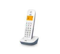 SPC Air - Teléfono Fijo inalámbrico con Pantalla iluminada, identificador de Llamadas, Agenda 20 contactos, Modo Mute, 5 melodías Disponibles, compatibilidad Gap y Modo Eco - Blanco