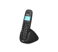 SPC Teléfono inalámbrico Art 2 – Pantalla iluminada, identificador de llamadas, manos libres – Negro