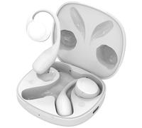 Auriculares deportivos bluetooth spc ether 2 sense con estuche de carga/ autonomía 8h/ blancos