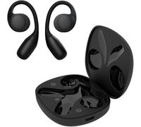 SPC Boost Pro - Auriculares inalámbricos Bluetooth Open-Ear con ENC Cancelación Ruido | 30h de batería | Google Fast Pair | Doble conexión | IPX4 | Control táctil y Asistente de Voz - Negro