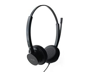 SPC Brave Pro - Auriculares Profesionales con micrófono y cancelación de Ruido, conexión USB-C, Control Remoto en Cable, Almohadillas con Acabado en Polipiel, Sonido estéreo, Color Negro