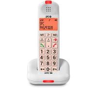 SPC Comfort Kairo Teléfono Fijo Inalámbrico para Mayores Compatible con Audífonos Blanco