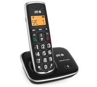 SPC Comfort Kaiser - Teléfono Fijo inalámbrico para Mayores con Teclas y Números tamaño XL, Sonido Extramplificado, 2 Memorias Directas, Agenda y Manos Libres