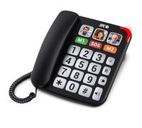 SPC Comfort Numbers Pro - Teléfono Fijo Mayores Teclas Grandes y Vol. 95dB