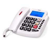 SPC Comfort Volume 2 - Teléfono Fijo | Teclas Grandes para Mayores | Amplificador de Volumen | 3 Memorias Directas | Identificador de Llamadas, Azul