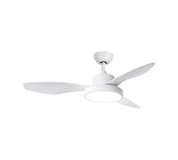 SPC Conforto DC Lite 2 - Ventilador de techo con gran luz led con 3 tonos de temperatura de luz, motor DC 42W ultrasilencioso y eficiente, Ø120 cm, control app, mando a distancia, modo invierno/verano