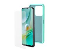 SPC Discovery 3 / 3SE Protection Pack - Carcasa Silicona Color Menta con Interior Microfibra + Cristal Templado Discovery 3 y Discovery 3 SE (6,8”) | Extrarresistente y semiflexible