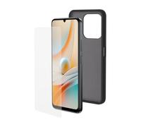 SPC Discovery 3 / 3SE Protection Pack - Carcasa Silicona Color Negro con Interior Microfibra + Cristal Templado Discovery 3 y Discovery 3 SE (6,8”) | Extrarresistente y semiflexible