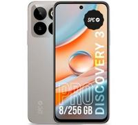 SPC Discovery 3 Pro - Smartphone 6,7” IPS 120Hz | 256GB Memoria Interna y 8GB RAM | Triple cámara AI 50MP y Selfie 32MP | NFC y eSIM | Android 14 | Batería 5000mAh con Carga rápida - Color Lunar Mist