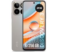 SPC Discovery 3 Pro - Smartphone 6,7” IPS 120Hz | 256GB Memoria Interna y 8GB RAM | Triple cámara AI 50MP y Selfie 32MP | NFC y eSIM | Android 14 | Batería 5000mAh con Carga rápida - Color Lunar Mist