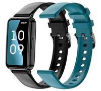 SPC Duo Fit - Pulsera Deportiva con Pantalla AMOLED 1,47” | Llamadas Bluetooth y notificaciones | +100 Deportes | 2 Correas Incluidas (Negro y Turquesa) | Batería hasta 8 días | IP68 | App Smart You
