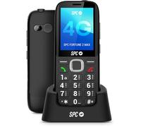 SPC Fortune 2 MAX - Teléfono móvil para Mayores, 4G y Base de Carga | Pantalla 2,4" antirrayaduras, Teclas Grandes, Timbre 104dB, Botón SOS, ACE y Configuración Remota