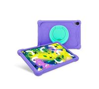 SPC Funda Kids Case Gravity 10,1" Silicona, esquinas reforzadas, argolla giratoria - Púrpura