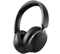 SPC Heron 2 Pro - Auriculares inalámbricos Bluetooth | Eco | 75h batería | Cancelación de Ruido (ANC) | Doble conexión simultánea | Modo Gaming | Ajustables y Plegables, Negro, plástico Reciclado