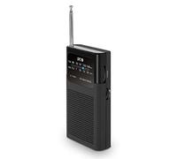 Radio portátil SPC ICY MAX 4588N, analógica FM / AM, antena telescópica, negra
