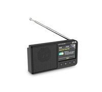 SPC Jetty Lite Dab+ | Radio portátil con Dab+/FM RDS | 80 Presintonías | Pantalla TFT 2,4” a Color | Bluetooth y Jack para Auriculares | Batería hasta 7h | Despertador y Snooze - Negro