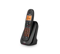 SPC Kairo - Teléfono Fijo inalámbrico, Teclas y Pantalla iluminadas, identificación de Llamadas, compatibilidad Gap, Modo Eco, Bloqueo de Llamadas, Manos Libres, Agenda para 30 contactos - Negro