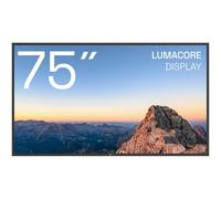 SPC LUMACORE Display 75" - Pantalla 4K UHD | Display Salas de reuniones y señalización Digital | WiFi, Bluetooth, HDMI, Salida de Audio, 2 Altavoces, VESA | Android OS | Brillo 500 CD/m² y Uso 24/7