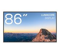 SPC LUMACORE Display 86" - Pantalla 4K UHD | Display Salas de reuniones y señalización Digital | WiFi, Bluetooth, HDMI, Salida de Audio, 2 Altavoces, VESA | Android OS | Brillo 500 CD/m² y Uso 24/7