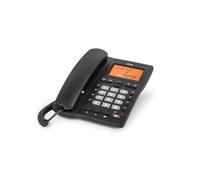SPC Office ID 2 -Teléfono Fijo con Pantalla y memorias directas, Negro