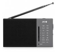 SPC Jetty Lite - Radio portátil, tamaño Compacto, Gran dial analógico, Radio Am/FM, Estilo Elegante, Altavoz de Gran tamaño