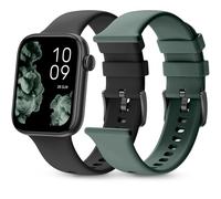 SPC Smartee Duo 2 - Smartwatch Reloj Inteligente con Correa Intercambiable, Pantalla AMOLED 1,78”, Gran batería 7 días, +100 Deportes, IP68, Llamadas Bluetooth, Android e iOS - Color Negro/Verde