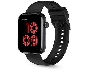 SPC Smartee Talk - Smartwatch Reloj Inteligente Hombre Mujer con Llamadas Bluetooth, Gran Pantalla 1,8”, +100 Modos Deportivos, IP68, frecuencia Cardiaca, Monitor sueño, Android e iOS - Negro