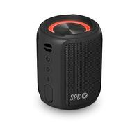 SPC Sound POWERPOOL - Altavoz inalámbrico portátil con Bluetooth, tamaño Compacto, aro con luz, 20 Horas de autonomía, 14W, Resistencia al Agua IPX7, True Wireless Stereo, Manos Libres, USB-C