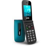 SPC Titan 2 - Teléfono móvil para Mayores con Teclas Grandes, 4G, Azul | Pantalla antirrayaduras 2,4", fácil de usar, 3 memorias directas, configuración remota y botón ACE