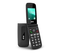 SPC Titan - Teléfono móvil de Tapa para Mayores con Teclas Grandes, Negro