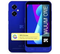 SPC WUUM One - Smartphone para niños, Android, GPS, Control Parental, Azul