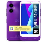 SPC WUUM One - Smartphone para niños, Android, GPS, Control Parental, Lila