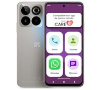 SPC Zeus 2 Elite - Smartphone para Mayores, módo fácil, Display 6,7", Plata