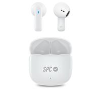Auriculares Bluetooth SPC Zion 2 Play con estuche de carga/ Autonomía 7h/ Stick Corto 30mm/ Blancos