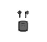 SPC Zion Pro - Auriculares True Wireless con Sonido Cuerpo supercompacto con Manos Libres, Control táctil, Asistente de Voz y Resistente al Agua - Color Negro