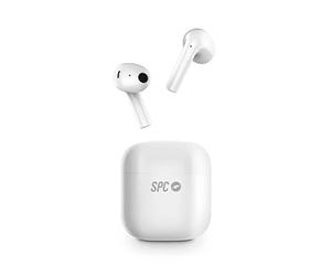 SPC Zion Studio - Auriculares inalámbricos Bluetooth 5.2 con cancelación de Ruido, ultracompactos, Control táctil, Manos Libres, Resistentes al Agua y Estuche de Carga USB-C, Negro