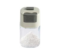 spce Jars - Glass Seasoning Jars, Press Type Quantitative Control | Airtight Salt Pepper Shakers Kitchen spce, Containers for Barbacoa Cooking Baking with Shaker Lids Quantitative Control